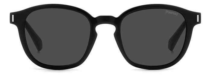 Eyeglasses Polaroid PLD 6203/CS 205705 (807 M9) color black shape square lenses grey polarized