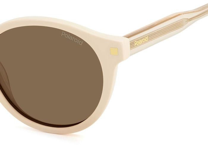 Sonnenbrillen Polaroid PLD 4150/S/X 205711 (SZJ SP) farbe ivory form rund gläser bronze polarized