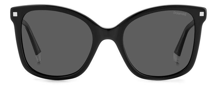 Sunglasses Polaroid PLD 4151/S/X 205712 (807 M9) color black shape square lenses grey polarized