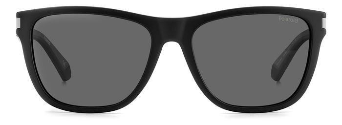 Occhiali da sole Polaroid PLD 2138/S 205715 (O6W M9) colore matte black grey forma quadrato lenti grey polarized