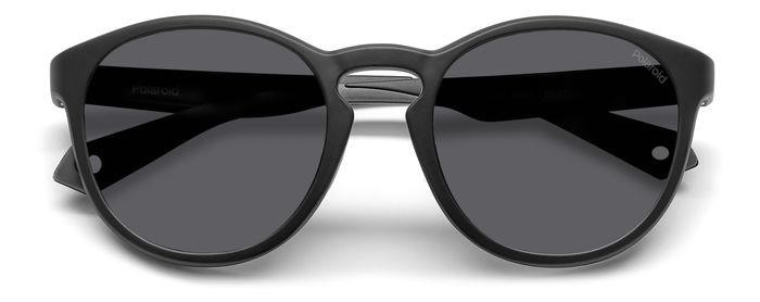 Sunglasses Polaroid Pld 7050/S 205719 (003 M9) color matte black shape pantos lenses grey polarized