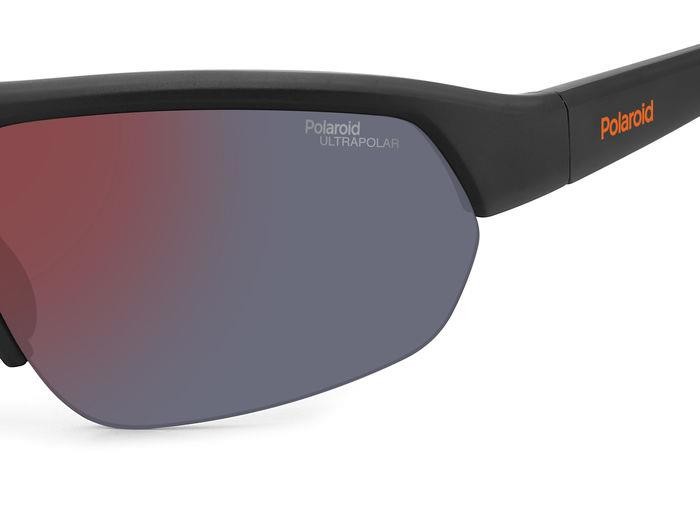 Sonnenbrillen Polaroid Pld 7048/S 205726 (8LZ BG) farbe black orange form rechteckig gläser red multilayer polarized hight