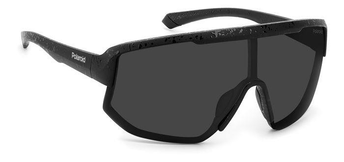 Sonnenbrillen Polaroid PLD 7047/S 205727 (003 M9) farbe matte black form maske gläser grey polarized