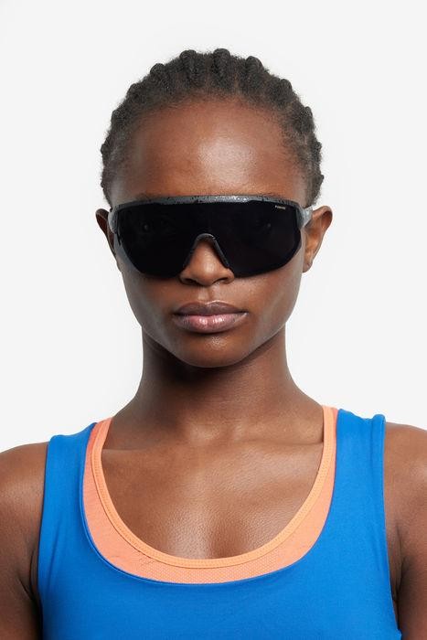 Sonnenbrillen Polaroid PLD 7047/S 205727 (003 M9) farbe matte black form maske gläser grey polarized