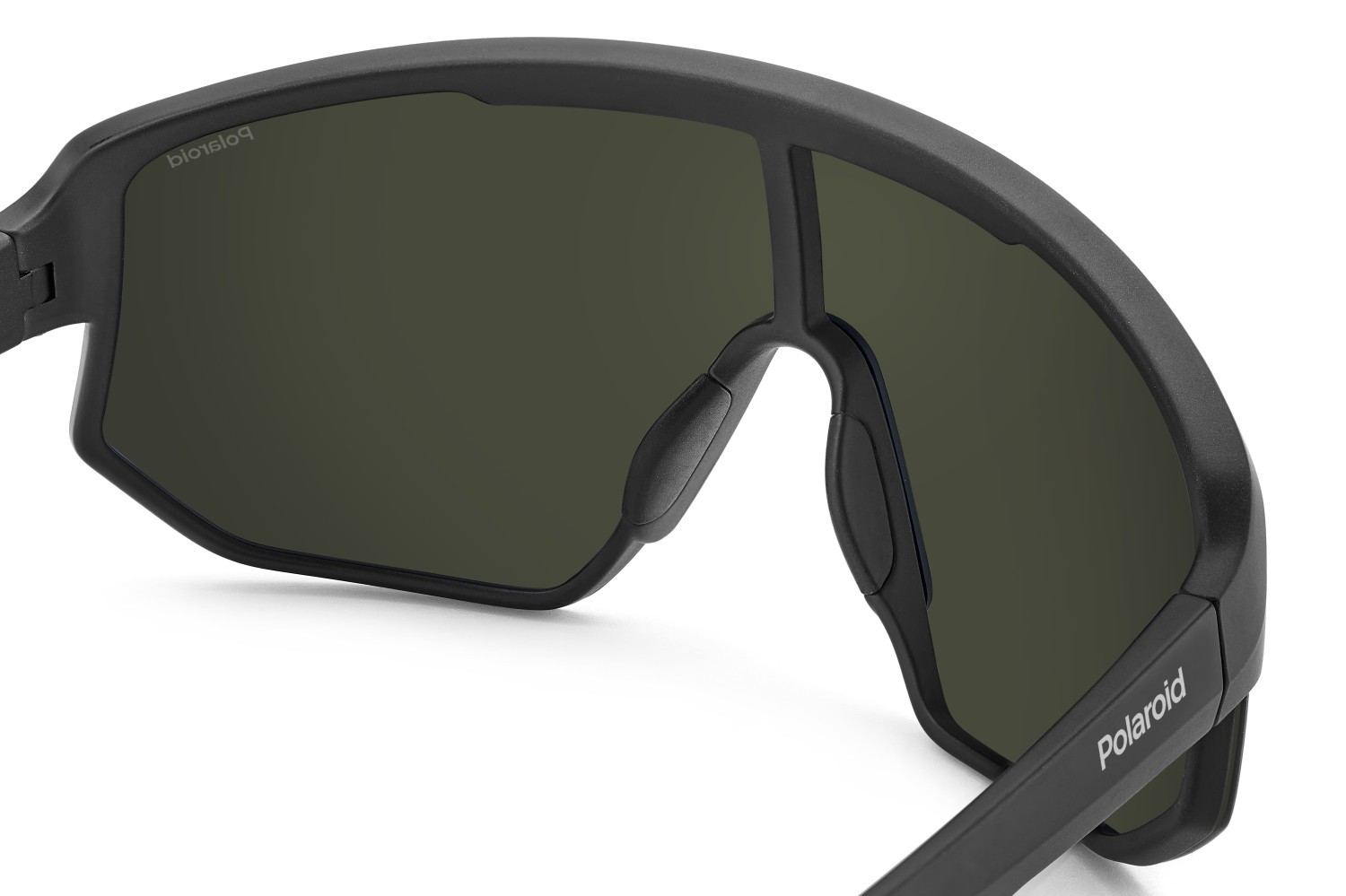 Occhiali da sole Polaroid Pld 7047/S 205727 0VK 5X colore matte black blue forma mask lenti blue mirror polarized