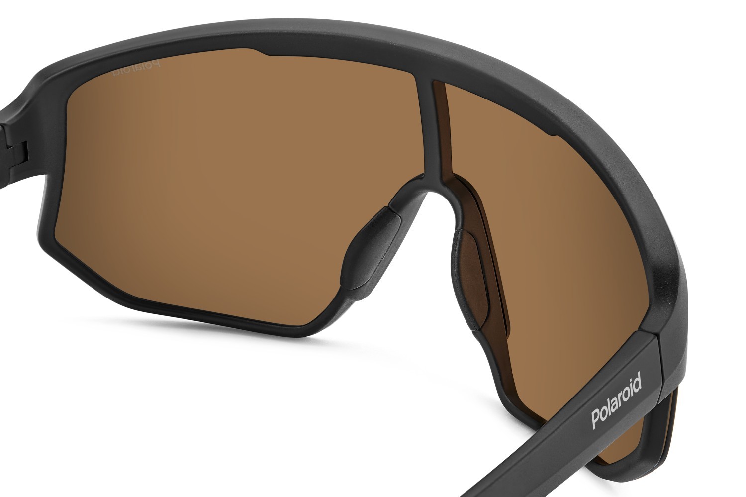 Sunglasses Polaroid Pld 7047/S 205727 RC2 HE color matte black orange shape mask lenses copper polarized