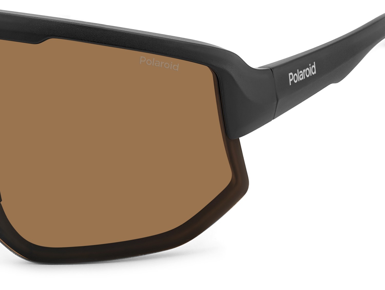 Sunglasses Polaroid Pld 7047/S 205727 RC2 HE color matte black orange shape mask lenses copper polarized