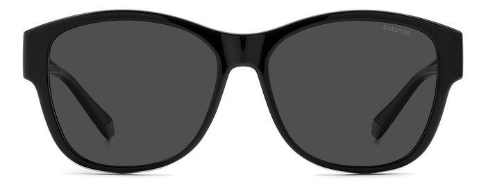 Sunglasses Polaroid Ancillares PLD 9019/S 205732 (08A M9) color black grey shape round lenses grey polarized