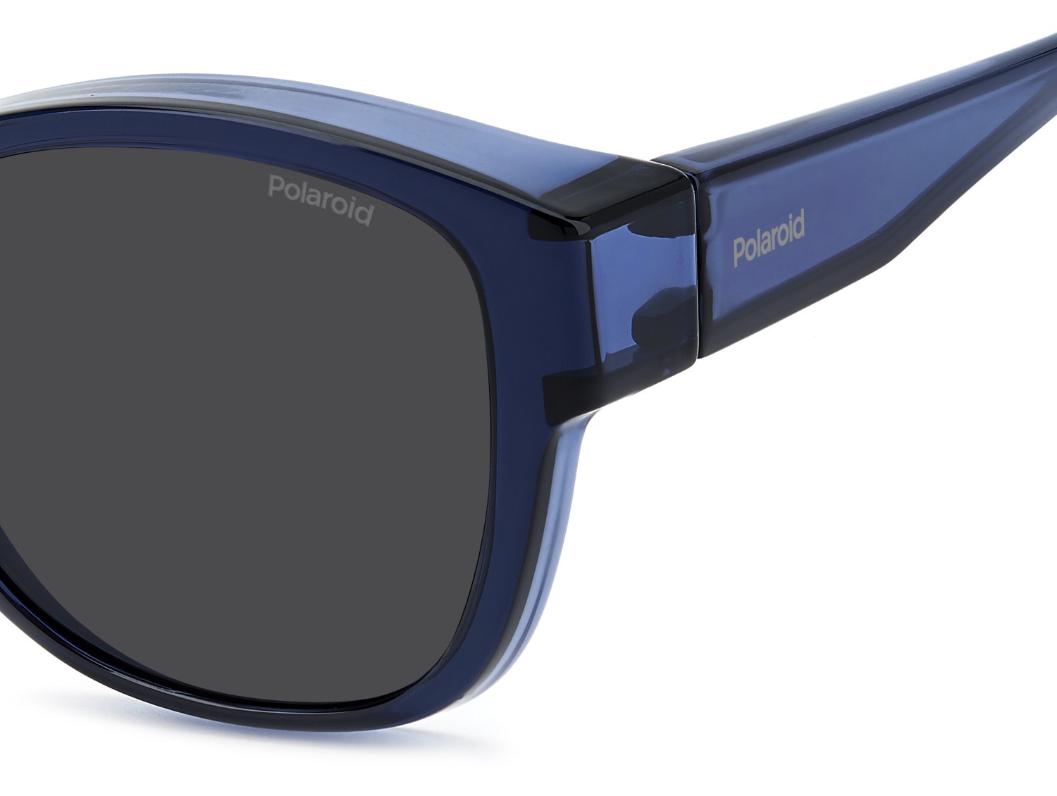 Sunglasses Polaroid Pld 9019/S 205732 PJP M9 color blue shape rectangle lenses grey polarized