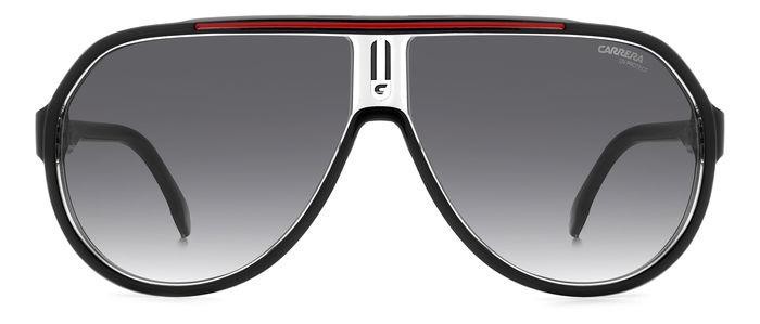 Sonnenbrillen Carrera CARRERA 1057/S 205783 (OIT 9O) farbe black red form aviator gläser dark grey shaded