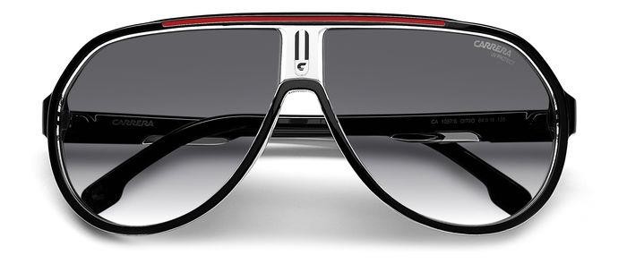 Sonnenbrillen Carrera CARRERA 1057/S 205783 (OIT 9O) farbe black red form aviator gläser dark grey shaded