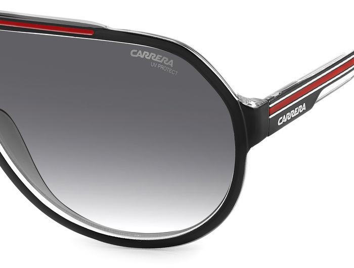 Sonnenbrillen Carrera CARRERA 1057/S 205783 (OIT 9O) farbe black red form aviator gläser dark grey shaded