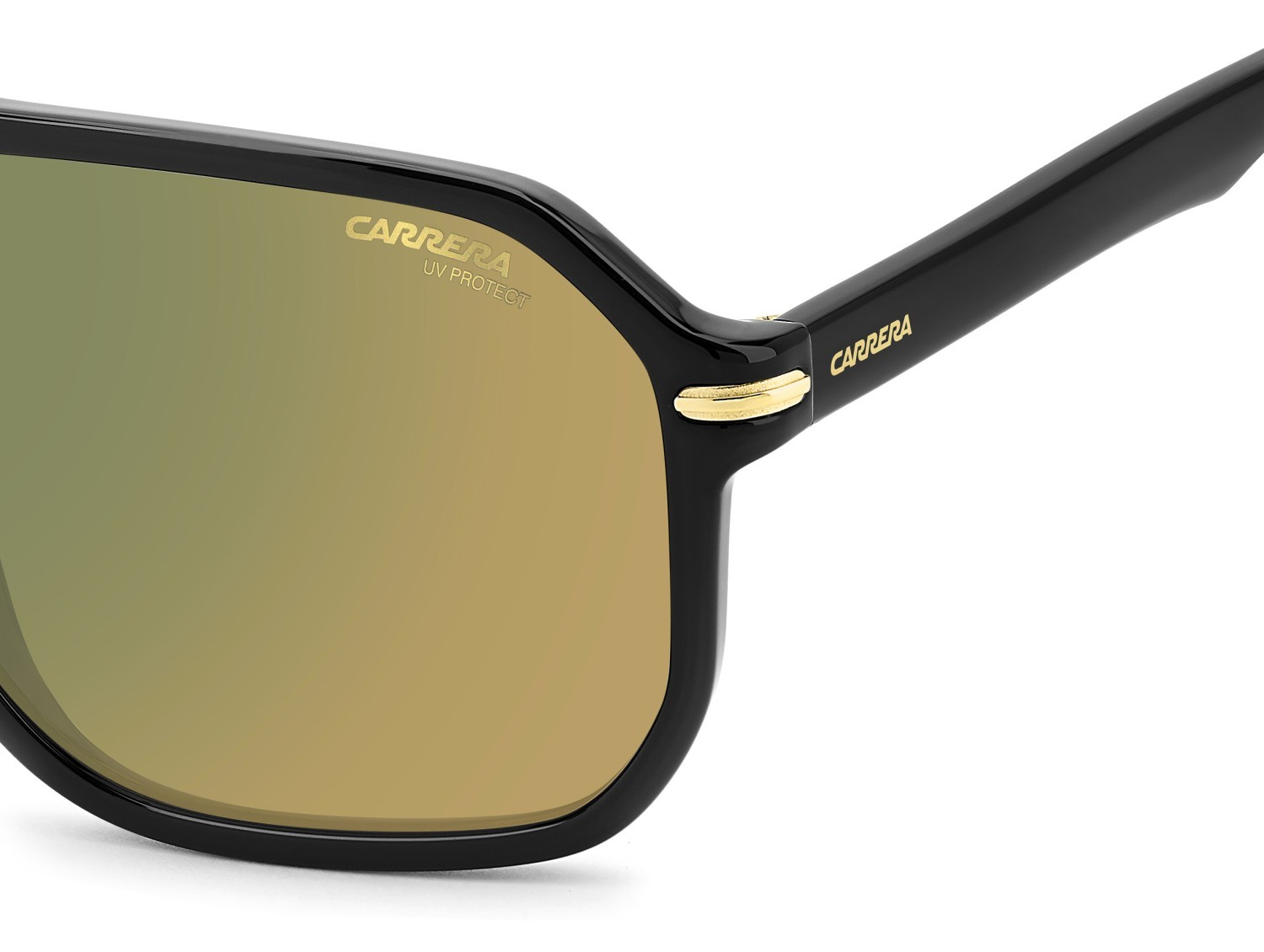 Sonnenbrillen Carrera 302/S 205787 71C MJ farbe black yellow form quadratisch gläser yellow green mirror
