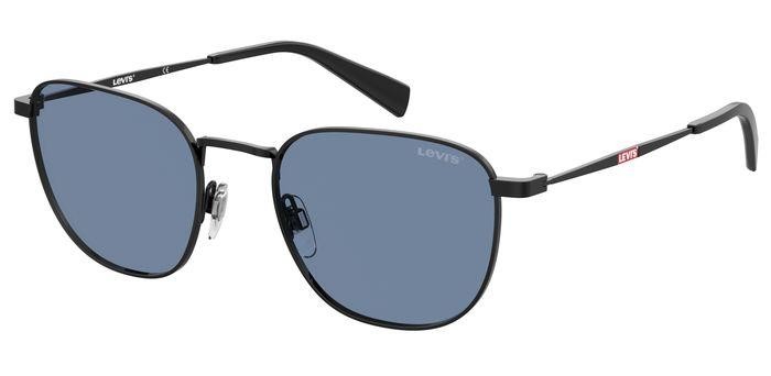 Sonnenbrillen Levi's LV 1029/S 205797 (807 KU) farbe black form rund gläser blue