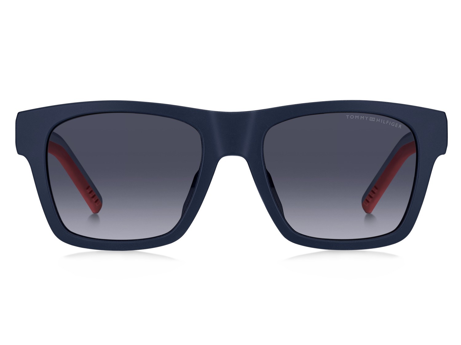 Sonnenbrillen Tommy Hilfiger Th 1975/S 205811 (FLL 9O) farbe matte blue form rechteckig gläser dark grey shaded