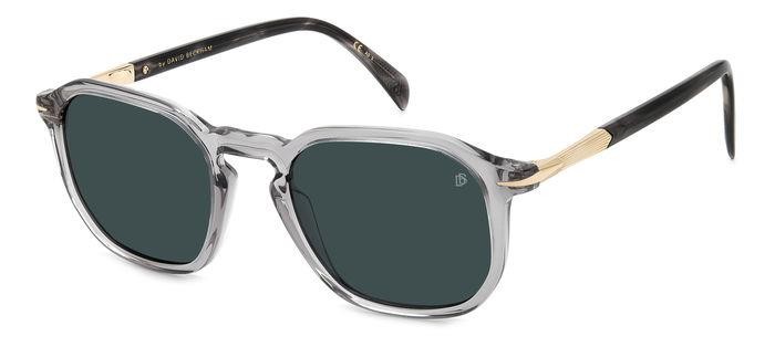 Sunglasses David Beckham DB 1115/S 205845 (KB7 KU) color grey shape square lenses blue