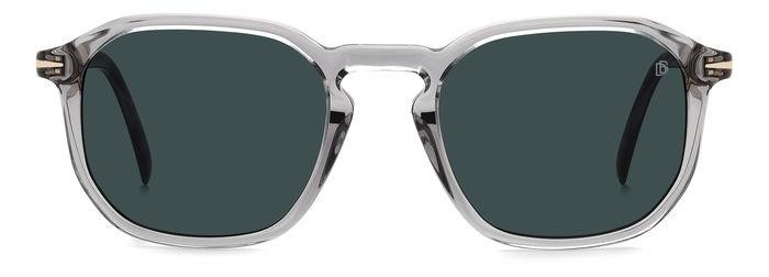 Sunglasses David Beckham DB 1115/S 205845 (KB7 KU) color grey shape square lenses blue