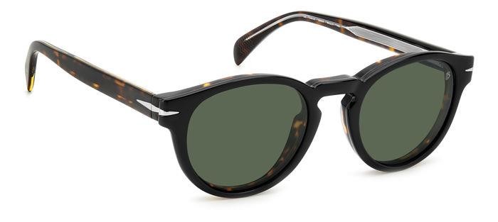 Occhiali da vista David Beckham DB 7104/CS 205847 (086 UC) colore havana forma rotondo lenti green polarized
