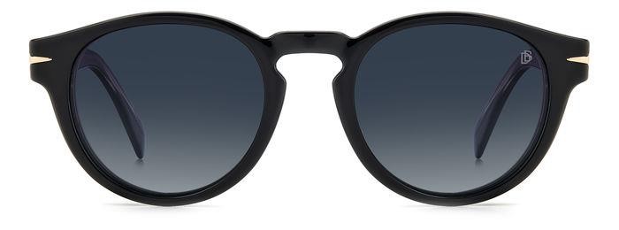 Occhiali da vista David Beckham DB 7104/CS 205847 (807 WJ) colore black forma rotondo lenti grey shaded polarized