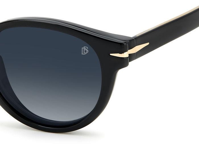 Occhiali da vista David Beckham DB 7104/CS 205847 (807 WJ) colore black forma rotondo lenti grey shaded polarized