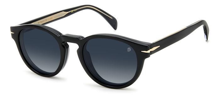 Occhiali da vista David Beckham DB 7104/CS 205847 (807 WJ) colore black forma rotondo lenti grey shaded polarized