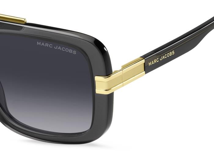 Sonnenbrillen Marc Jacobs 670/S 205860 (KB7 9O) farbe grey form quadratisch gläser dark grey shaded