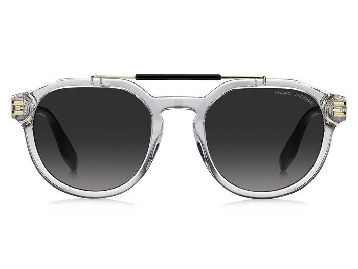 Occhiali da sole Marc Jacobs MARC 675/S 205865 (900 9O) colore crystal forma rotondo lenti dark grey shaded