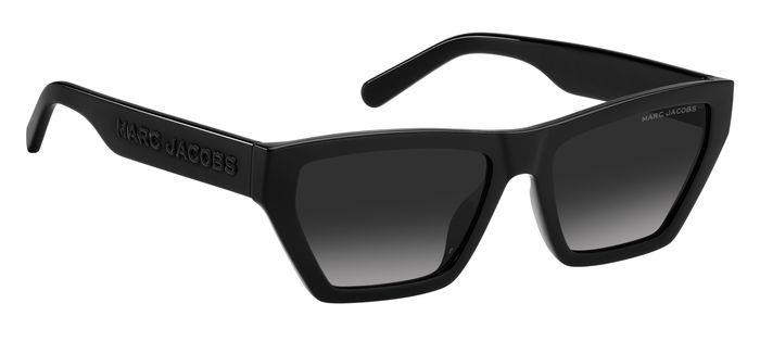 Occhiali da sole Marc Jacobs MARC 657/S 205872 (807 9O) colore black forma cat eye lenti dark grey shaded
