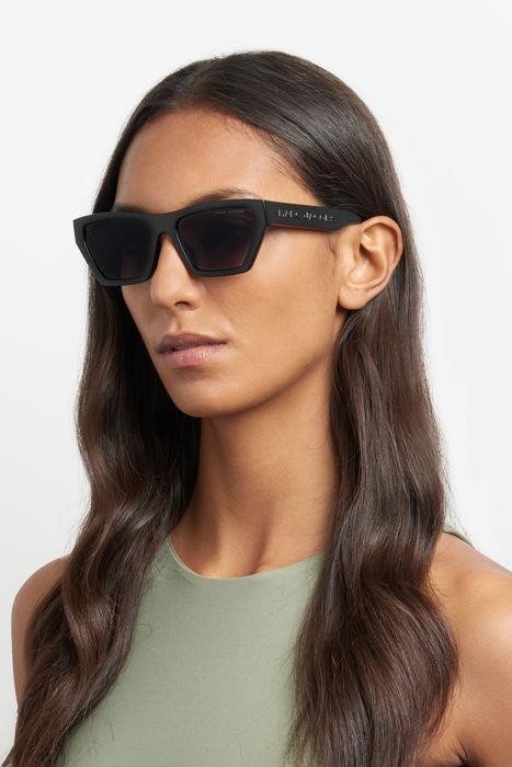 Occhiali da sole Marc Jacobs MARC 657/S 205872 (807 9O) colore black forma cat eye lenti dark grey shaded