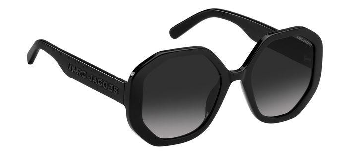 Occhiali da sole Marc Jacobs MARC 659/S 205875 (807 9O) colore black forma geometrico lenti dark grey shaded