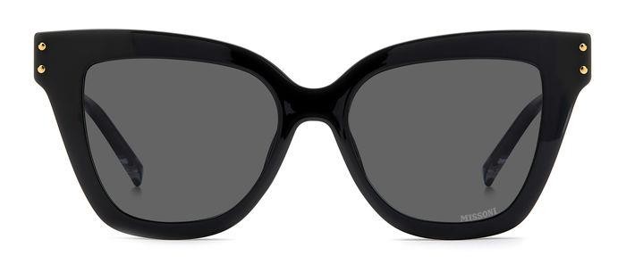 Eyeglasses Missoni MIS 0133/CS 205895 (807 M9) color black shape cat eye lenses grey polarized