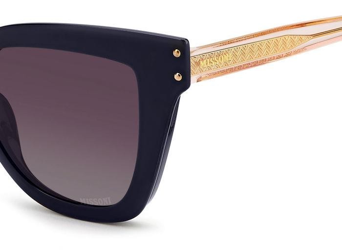 Occhiali da vista Missoni MIS 0133/CS 205895 (PJP XW) colore blue forma cat eye lenti violet shaded polarized