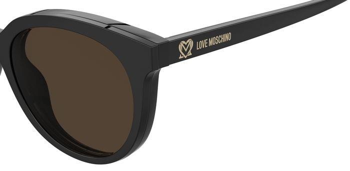 Brillen Moschino Love MOL058/CS 205903 (807 70) farbe black form rund gläser brown