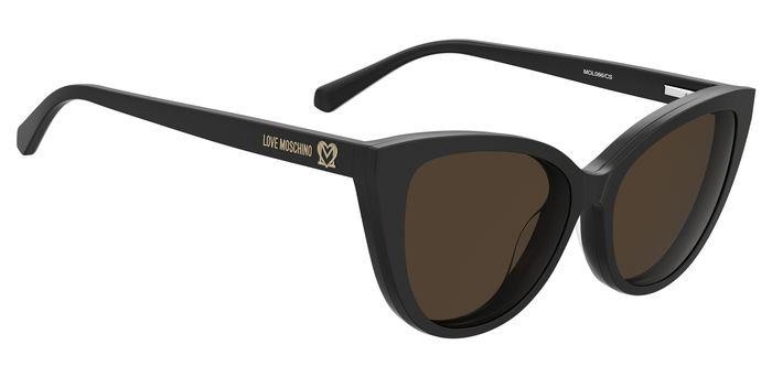 Occhiali da vista Moschino Love Mol066/CS 205910 (807 70) colore black forma cat eye lenti brown