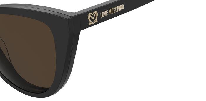 Occhiali da vista Moschino Love Mol066/CS 205910 (807 70) colore black forma cat eye lenti brown