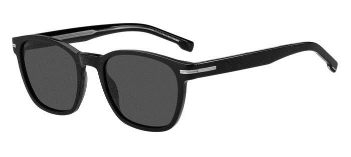 Occhiali da sole Hugo Boss BOSS 1505/S 205946 (807 IR) colore black forma rettangolare lenti grey