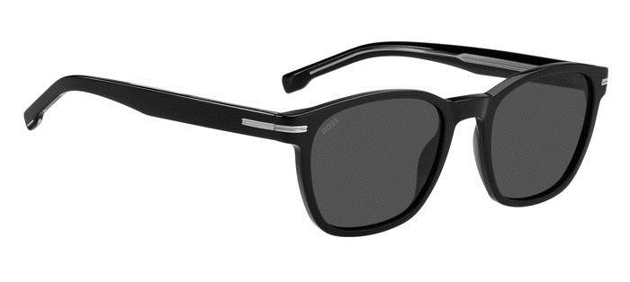 Occhiali da sole Hugo Boss BOSS 1505/S 205946 (807 IR) colore black forma rettangolare lenti grey