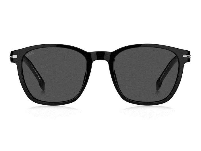 Occhiali da sole Hugo Boss BOSS 1505/S 205946 (807 IR) colore black forma rettangolare lenti grey