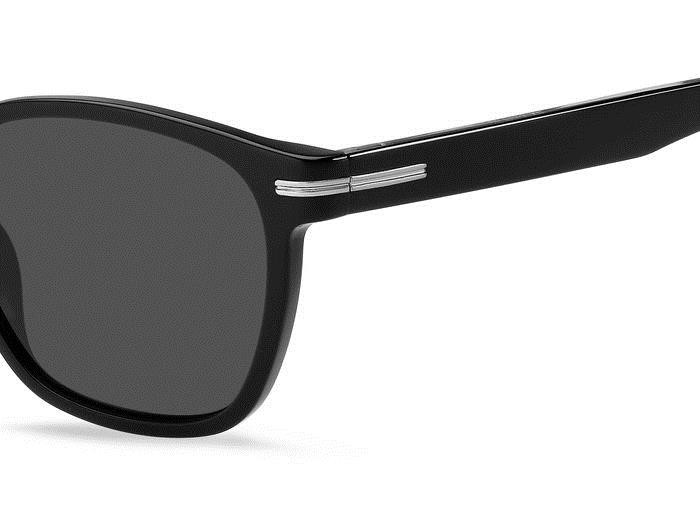 Occhiali da sole Hugo Boss BOSS 1505/S 205946 (807 IR) colore black forma rettangolare lenti grey