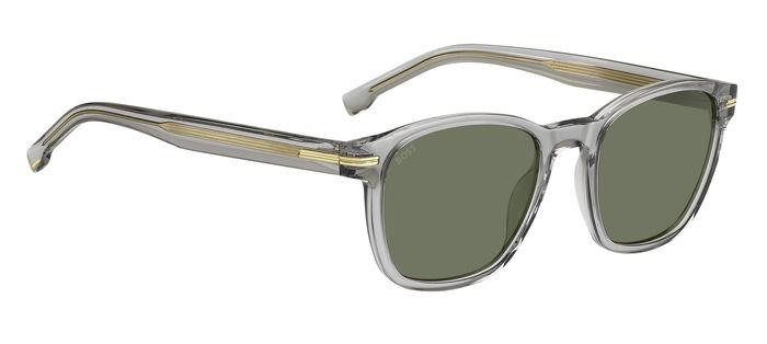 Occhiali da sole Hugo Boss BOSS 1505/S 205946 (KB7 QT) colore grey forma rettangolare lenti green