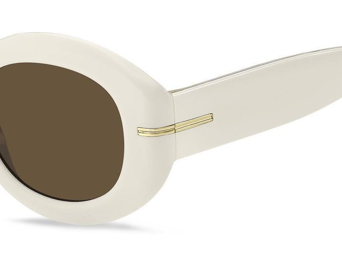 Sonnenbrillen Hugo Boss BOSS 1521/S 205981 (SZJ 70) farbe ivory form rund gläser brown