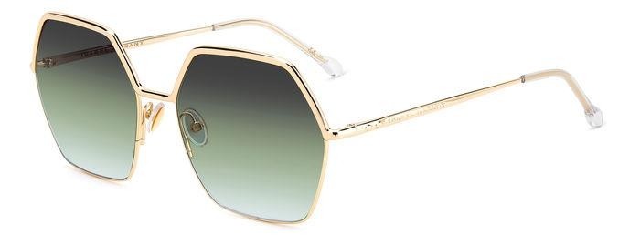 Sunglasses Isabel Marant IM 0119/S 206069 (000 9O) color rose gold shape geometric lenses dark grey shaded
