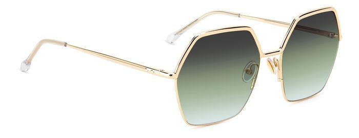 Sunglasses Isabel Marant IM 0119/S 206069 (000 9O) color rose gold shape geometric lenses dark grey shaded