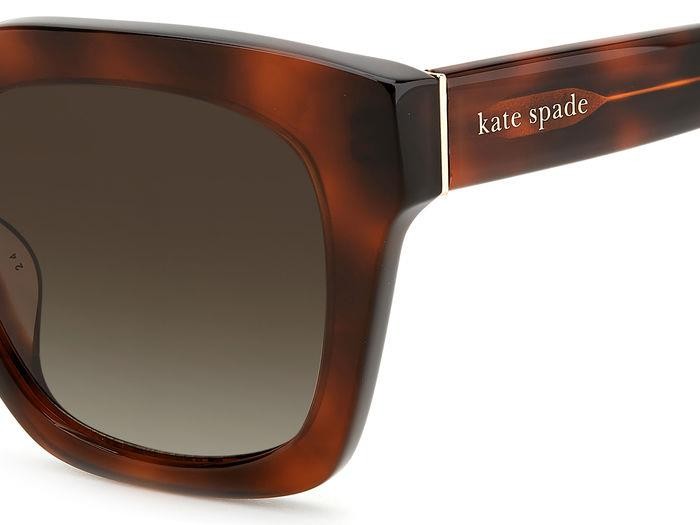 Sunglasses Kate Spade CAMRYN/S 206099 (086 HA) color havana shape square lenses brown shaded