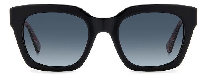 Sunglasses Kate Spade CAMRYN/S 206099 (807 WJ) color black shape square lenses grey shaded polarized