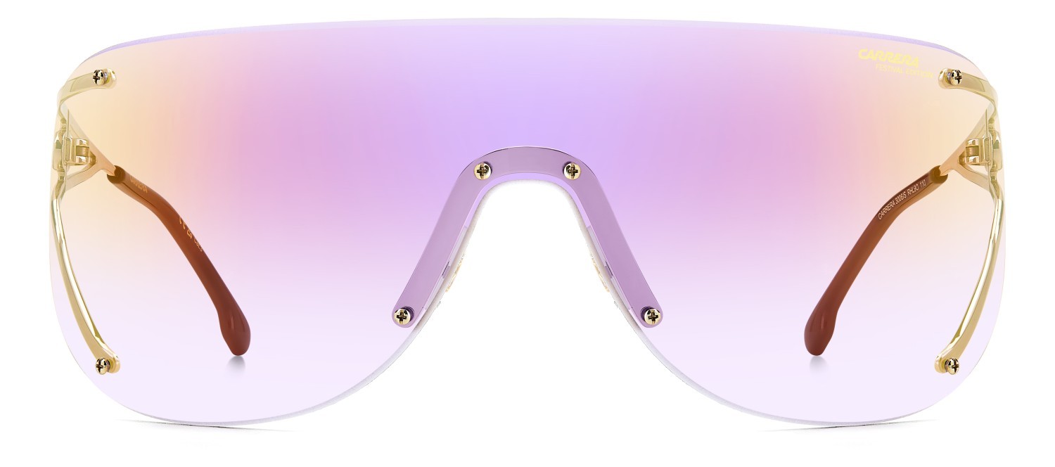 Sonnenbrillen Carrera 3006/S 206158 (RHL TE) farbe gold black_ form maske gläser multilayer violet