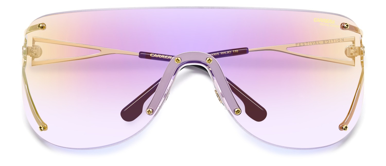Sonnenbrillen Carrera 3006/S 206158 (RHL TE) farbe gold black_ form maske gläser multilayer violet