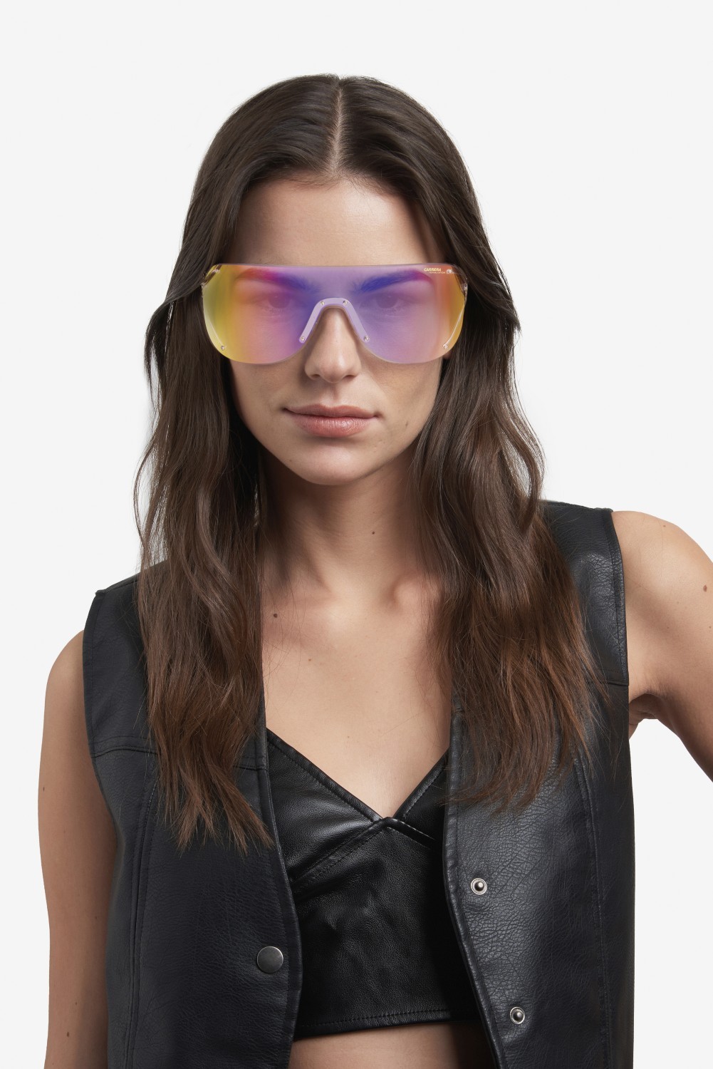 Sonnenbrillen Carrera 3006/S 206158 (RHL TE) farbe gold black_ form maske gläser multilayer violet