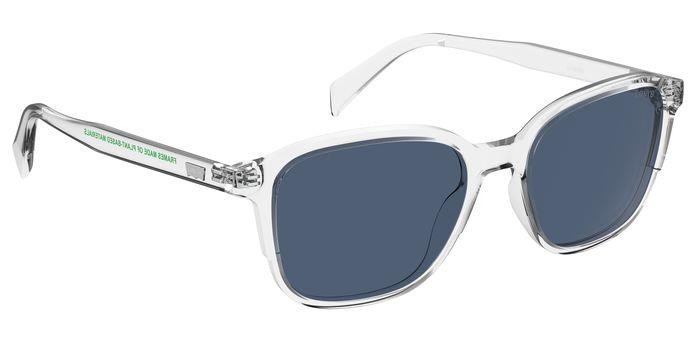 Sonnenbrillen Levi's Lv 5030/S 206255 (900 KU) farbe crystal form rechteckig gläser blue