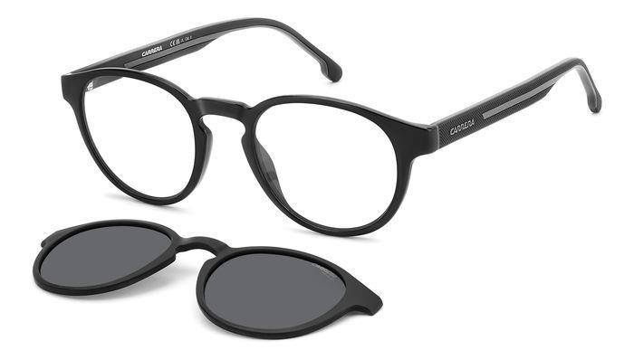 Brillen Carrera Ca 8066/CS 206298 (08A M9) farbe black grey form pantos gläser grey polarized